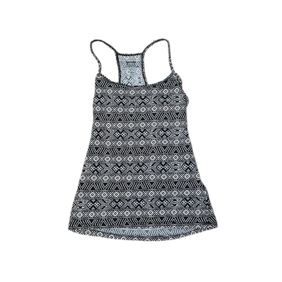 Garage Black and White Geometric Print Tank Cami Top - Picture 1 of 3